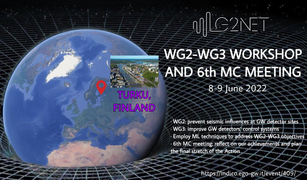 g2net Conference: WG2-3 workshop and 6th MC meeting